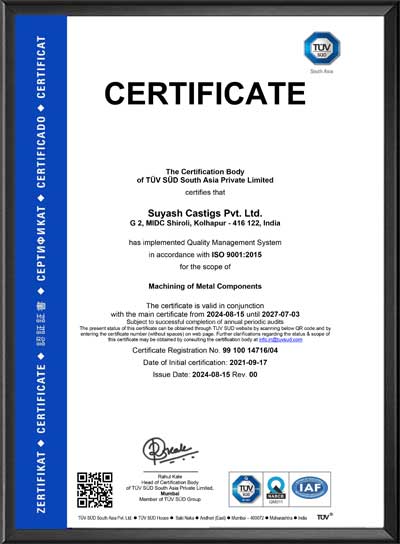 Siddarth - Iso Certified Foundry